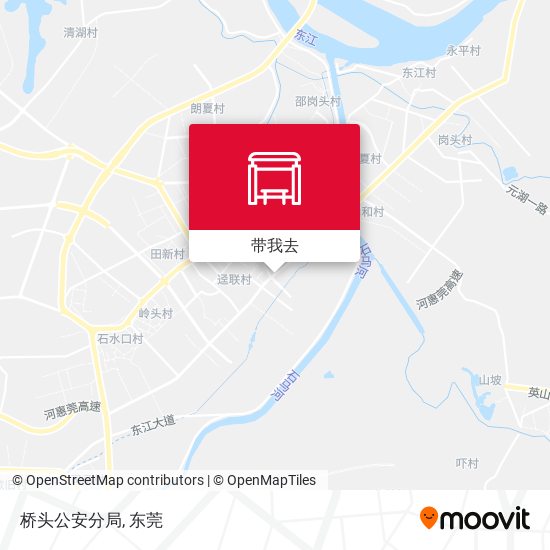桥头公安分局地图
