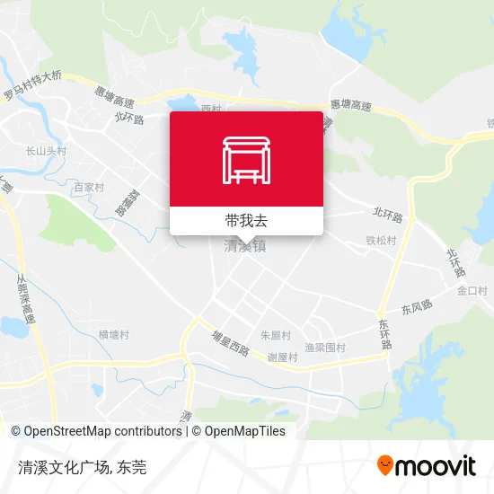清溪文化广场地图