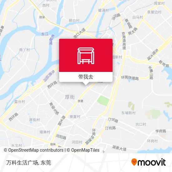 万科生活广场地图