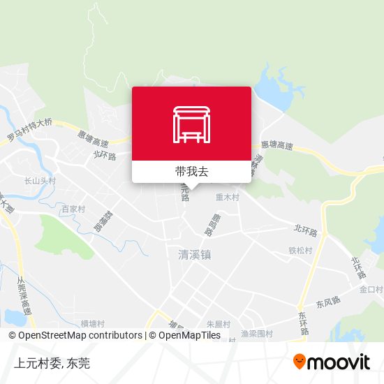 上元村委地图