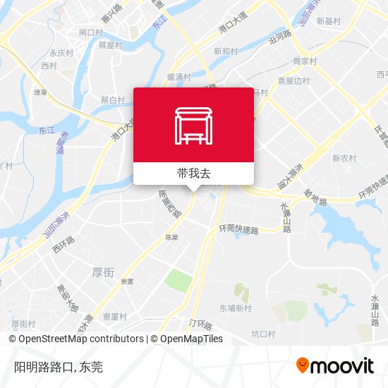 阳明路路口地图