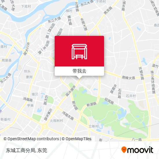 东城工商分局地图