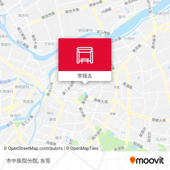 市中医院分院地图