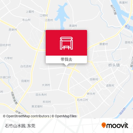石竹山水园地图