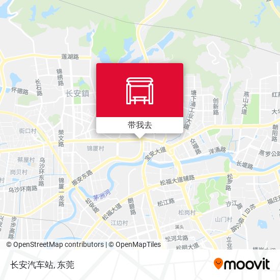 长安汽车站地图
