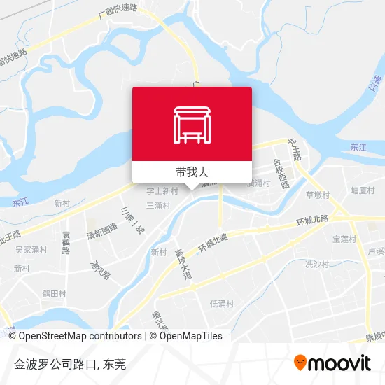 金波罗公司路口地图