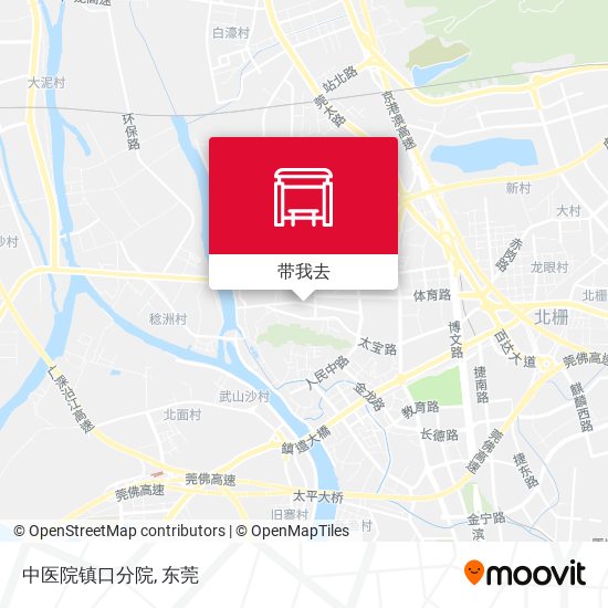 中医院镇口分院地图