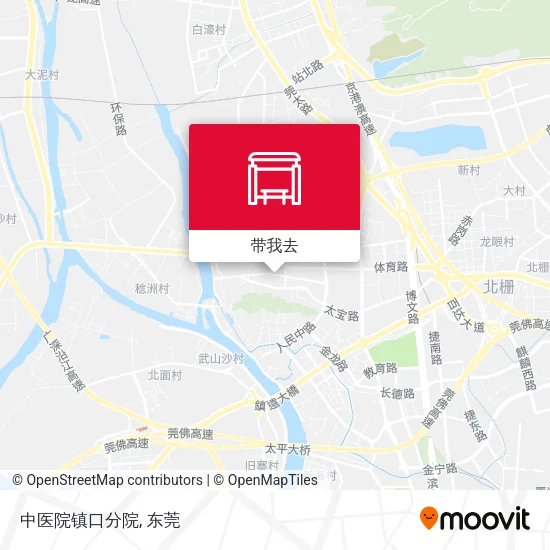 中医院镇口分院地图