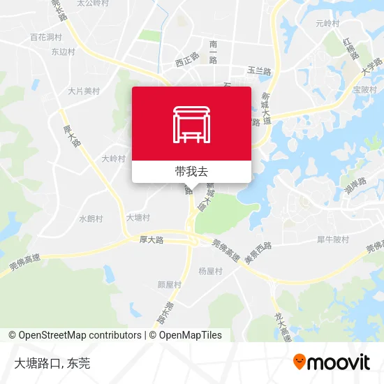 大塘路口地图