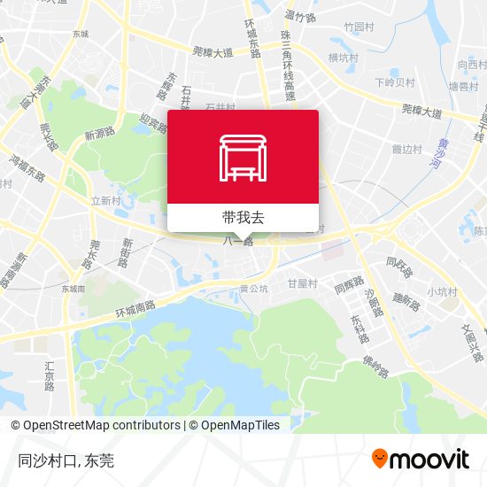 同沙村口地图