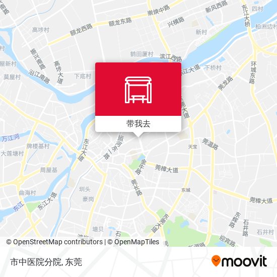 市中医院分院地图