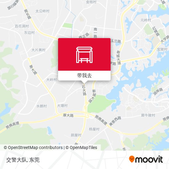 交警大队地图