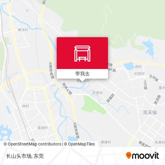 长山头市场地图