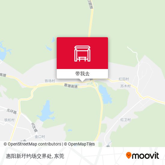 惠阳新圩约场交界处地图