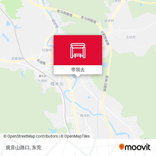 观音山路口地图
