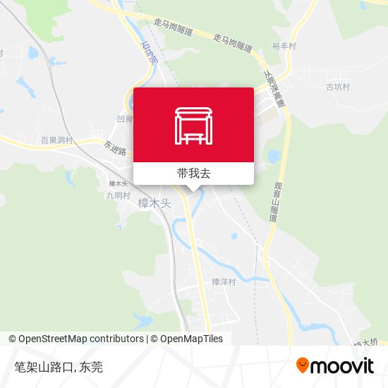 笔架山路口地图