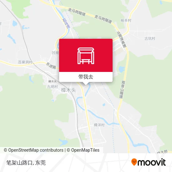 笔架山路口地图