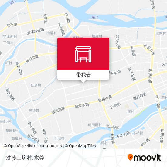 冼沙三坊村地图