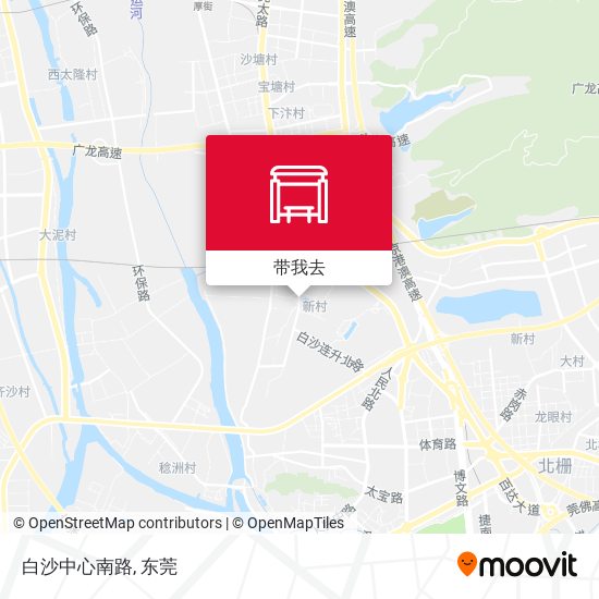 白沙中心南路地图