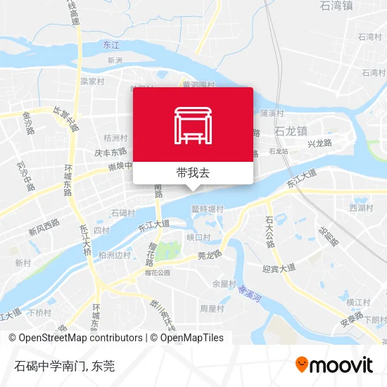 石碣中学南门地图