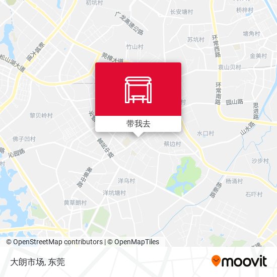 大朗市场地图