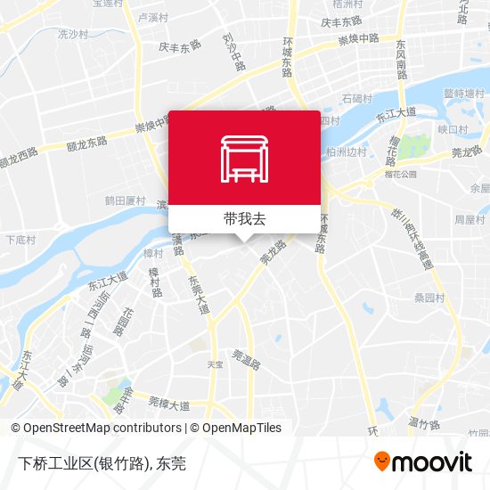 下桥工业区(银竹路)地图