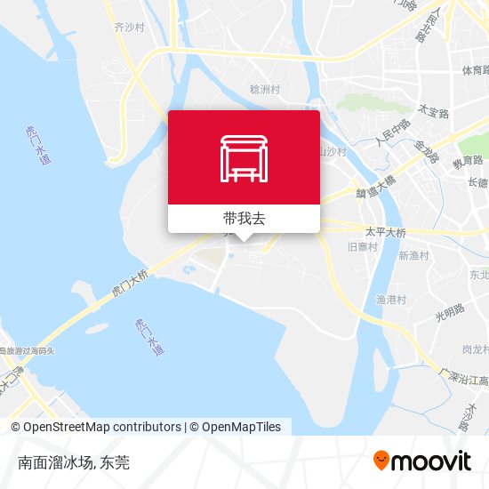 南面溜冰场地图