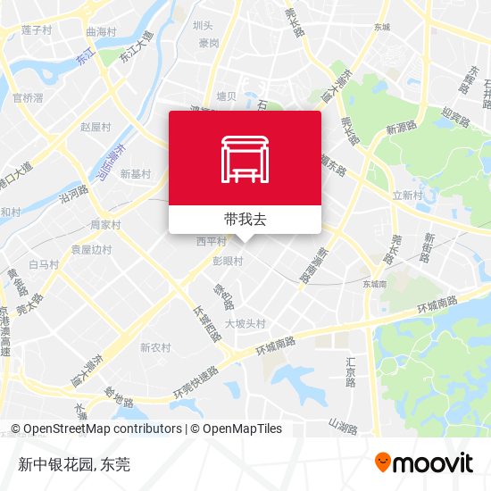 新中银花园地图