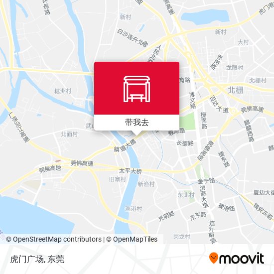 虎门广场地图