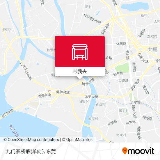 九门寨桥底(单向)地图
