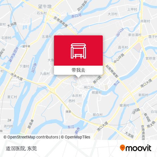 道滘医院地图