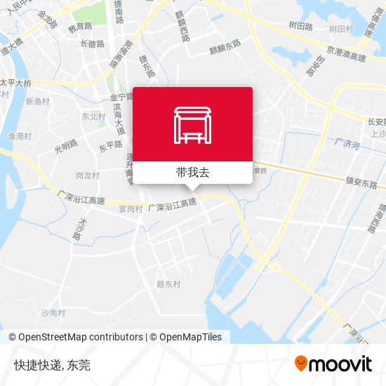 快捷快递地图