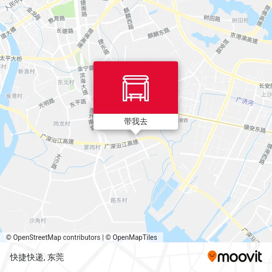 快捷快递地图