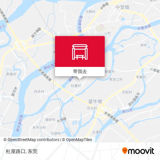 杜屋路口地图