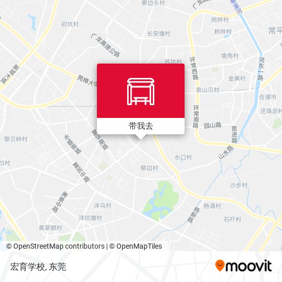 宏育学校地图