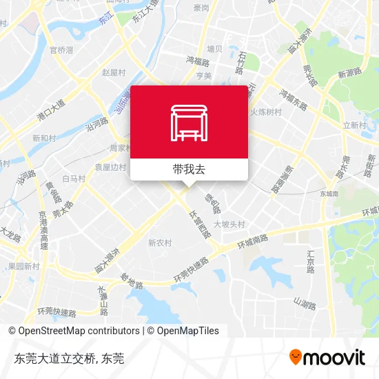 东莞大道立交桥地图