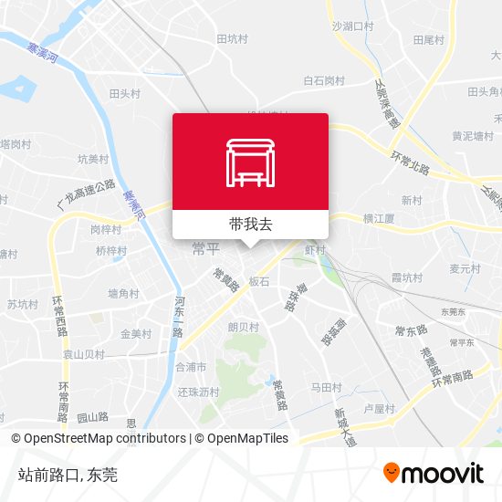 站前路口地图