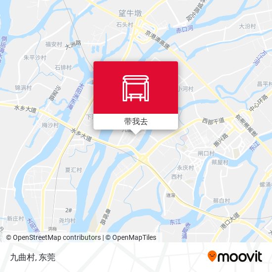 九曲村地图