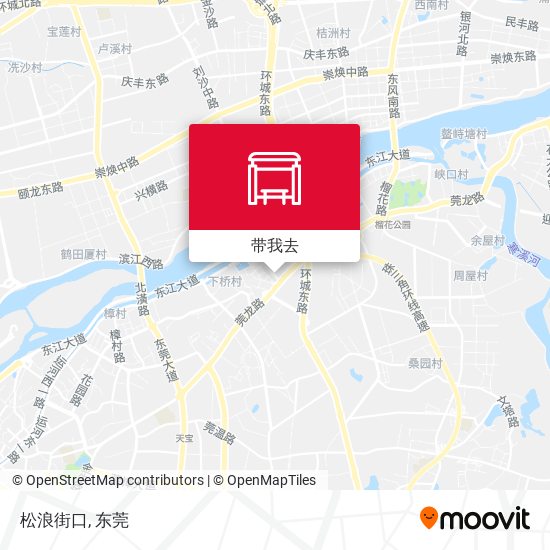 松浪街口地图