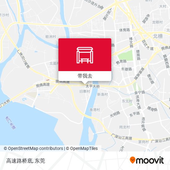 高速路桥底地图