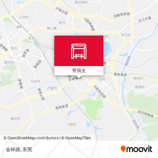 金杯路地图