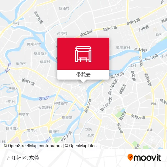 万江社区地图