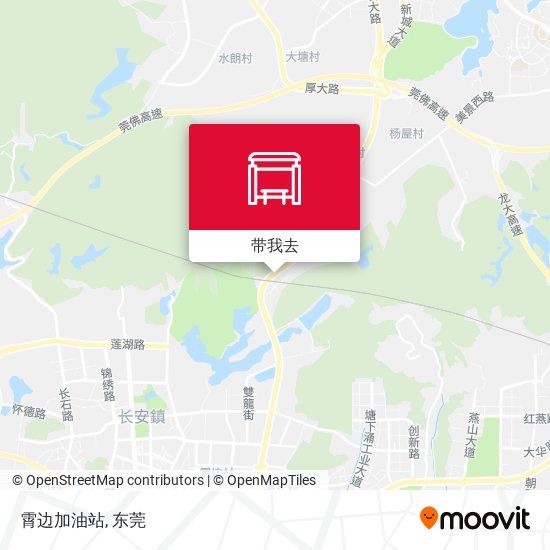 霄边加油站地图