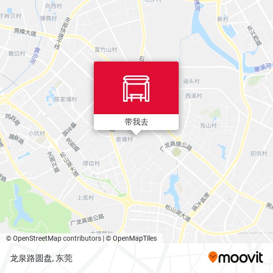 龙泉路圆盘地图