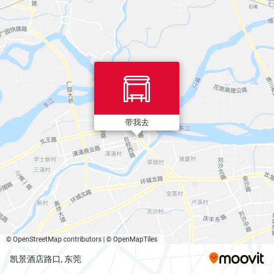 凯景酒店路口地图