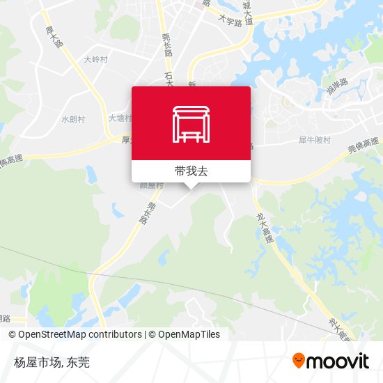 杨屋市场地图