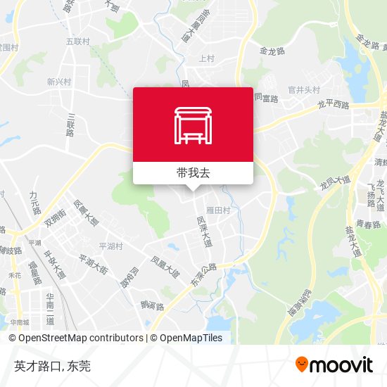 英才路口地图