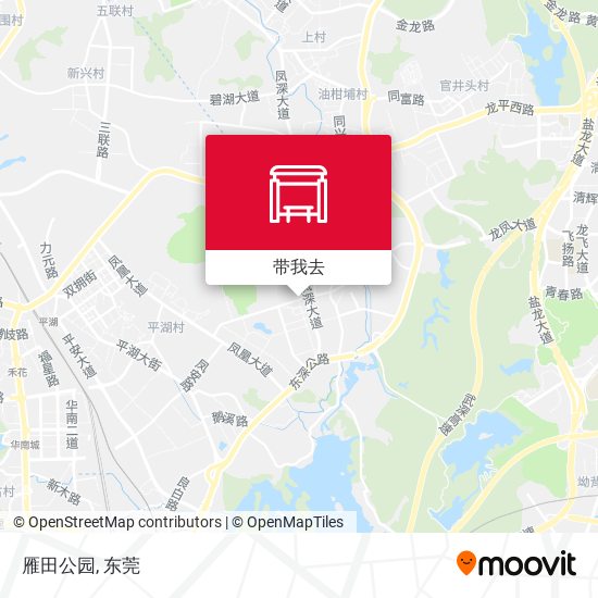 雁田公园地图