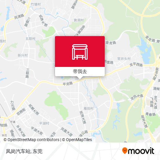 凤岗汽车站地图