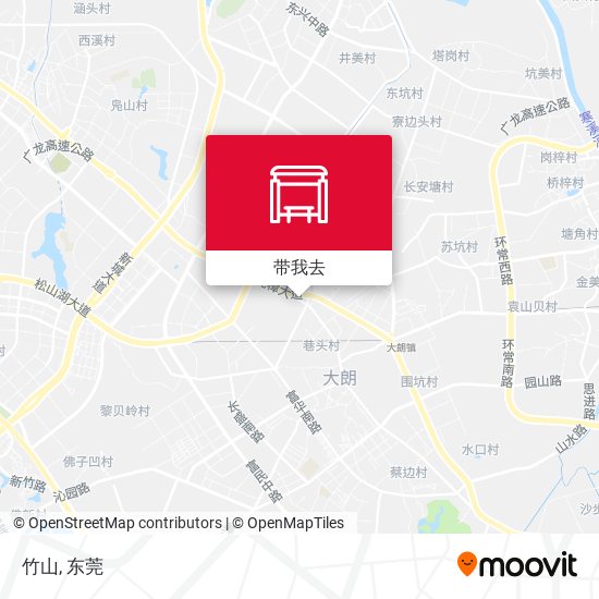 竹山地图